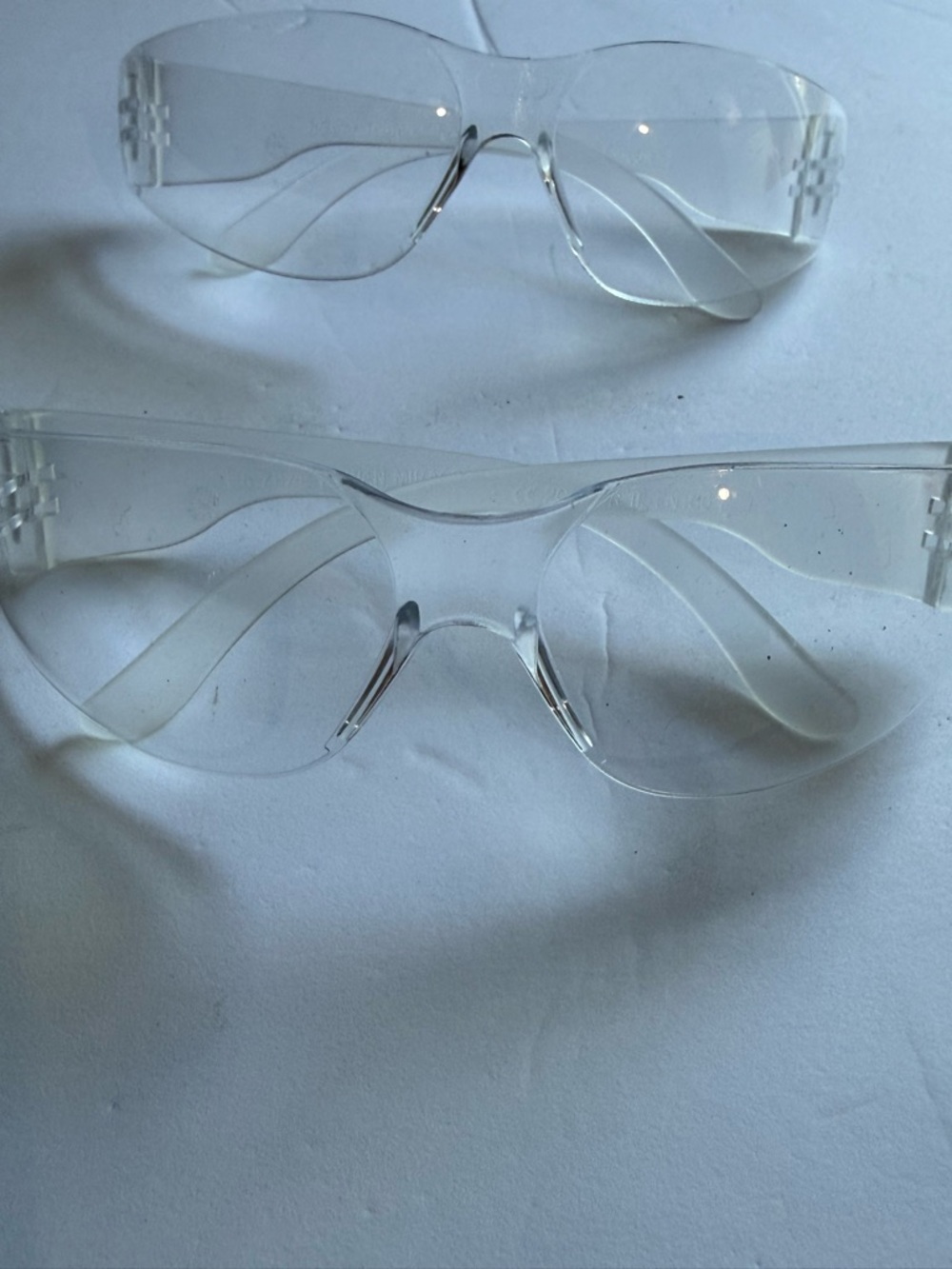 Mirage R Z87+ Clear Wraparound Protective Goggles Adjustable Fitting 2 Pack